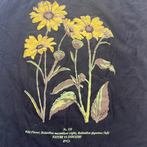 RVCA Sunflower Tee - Picture 4 of 5